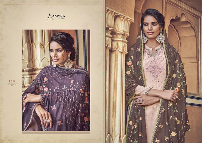 Amyra Dream Vol 2 Georgette Heavy Designer Salwar Suits Catalog
